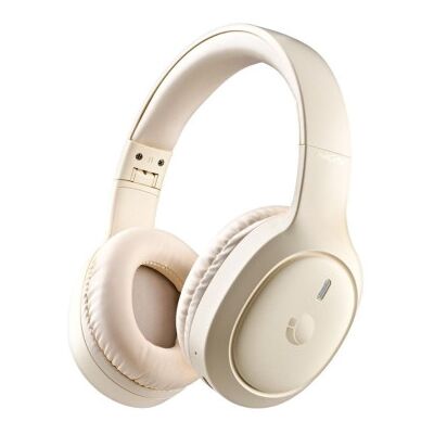 Fones de ouvido sem fio NGS Arctica Tempest com microfone, Bluetooth e na cor bege. Fones de ouvido sem fio NGS Arctica Tempest com microfone, Bluetooth e na cor bege.
