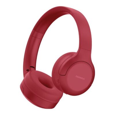 Fones de ouvido sem fio Daewoo DW2026 com microfone/Bluetooth/Vermelho Fones de ouvido sem fio Daewoo DW2026 com microfone/Bluetooth/Vermelho