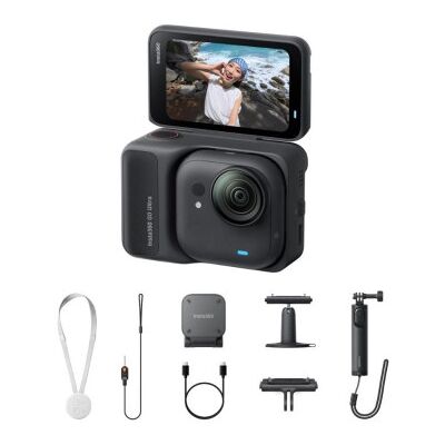 Câmera Digital Esportiva Insta360 GO Ultra - Kit Criador/ 4K/ Ângulo de Visão 360°/ Preta Câmera Digital Esportiva Insta360 GO Ultra - Kit Criador/ 4K/ Ângulo de Visão 360°/ Preta