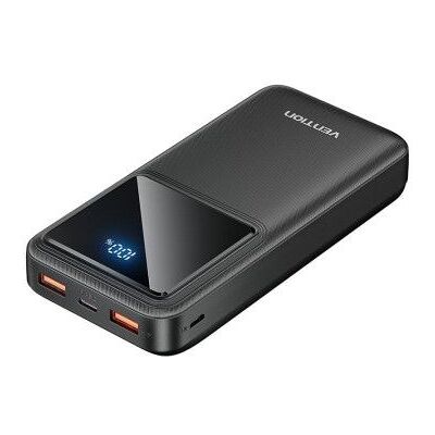Powerbank Vention FHLB0 - 20000mAh, Carregamento Rápido, 3 Dispositivos Powerbank Vention FHLB0 - 20000mAh, Carregamento Rápido, 3 Dispositivos