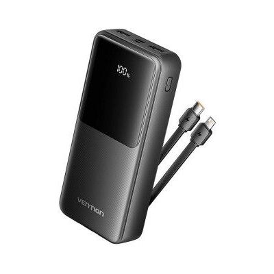 Power Bank Vention - 20000mAh - 22,5W - Preto Power Bank Vention - 20000mAh - 22,5W - Preto