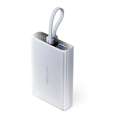 Powerbank 10000mAh Vention FHZM0/ 22,5W/ Cinza Powerbank 10000mAh Vention FHZM0/ 22,5W/ Cinza