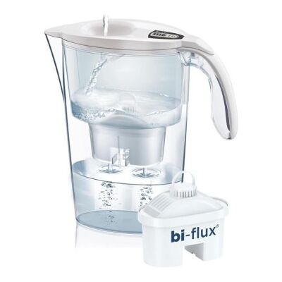 Jarra filtrante Laica Stream / 2,3L / Branca / Jarra + 1 filtro BI-FLUX Jarra filtrante Laica Stream / 2,3L / Branca / Jarra + 1 filtro BI-FLUX