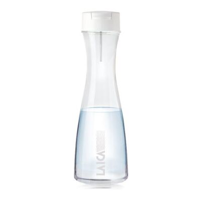 Garrafa com filtro Laica GlaSSmart / Capacidade de 1,1L / Branca / Inclui 2 filtros Garrafa com filtro Laica GlaSSmart / Capacidade de 1,1L / Branca / Inclui 2 filtros