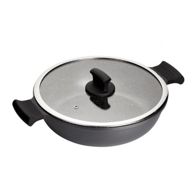INOXIBAR Caçarola ABSOLUT INOX 32CM TAMPA VIDRO 18169 INOXIBAR Caçarola ABSOLUT INOX 32CM TAMPA VIDRO 18169