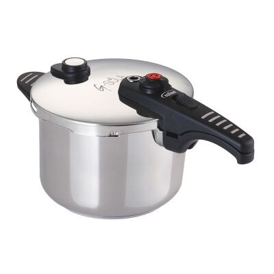 INOXIBAR Panela de pressão em aço inoxidável G-Sola 8L INOXIBAR Panela de pressão em aço inoxidável G-Sola 8L
