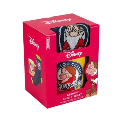 PALADONE Conjunto de caneca e meias do Zangado, inspirado em Branca de Neve e os Sete Anões. PALADONE Conjunto de caneca e meias do Zangado, inspirado em Branca de Neve e os Sete Anões.