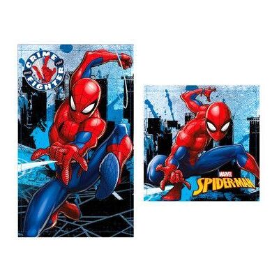 Conjunto de 2 toalhas de banho de algodão do Homem-Aranha Marvel Conjunto de 2 toalhas de banho de algodão do Homem-Aranha Marvel