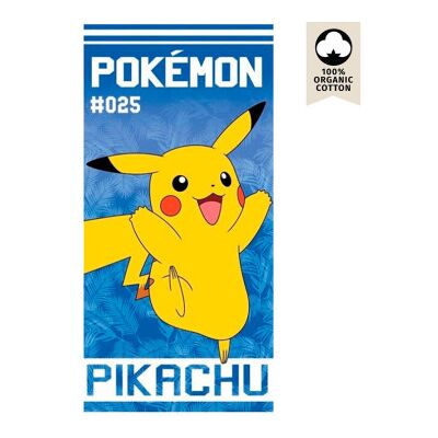 Nintendo Toalha de algodão Pikachu Pokémon Nintendo Toalha de algodão Pikachu Pokémon