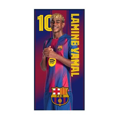 Toalha de microfibra Lamine Yamal FC Barcelona Toalha de microfibra Lamine Yamal FC Barcelona