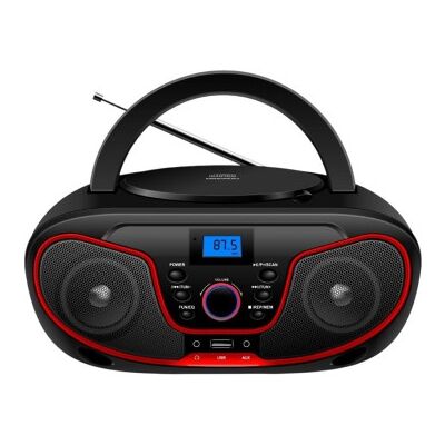 Rádio CD Daewoo DW3013/ 4W/ Vermelho Rádio CD Daewoo DW3013/ 4W/ Vermelho