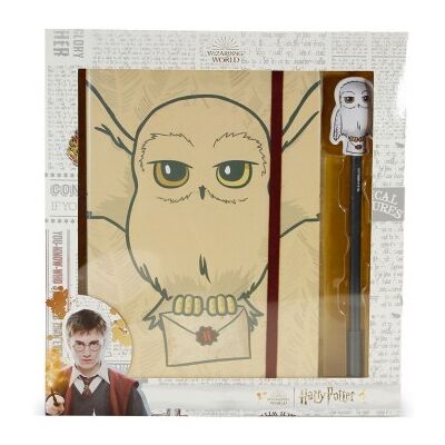 KARACTERMANIA Conjunto diário + caneta Hedwig Harry Potter KARACTERMANIA Conjunto diário + caneta Hedwig Harry Potter