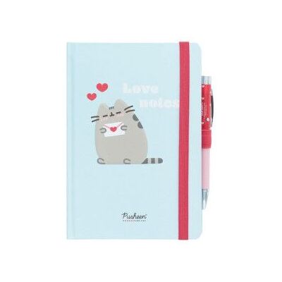 GRUPO ERIK Caderno A5 premium + caneta projetora Purrfect Love Pusheen GRUPO ERIK Caderno A5 premium + caneta projetora Purrfect Love Pusheen