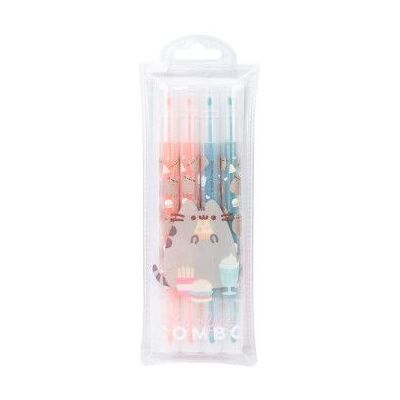 GRUPO ERIK Conjunto de 4 marcadores Foodie Pusheen GRUPO ERIK Conjunto de 4 marcadores Foodie Pusheen