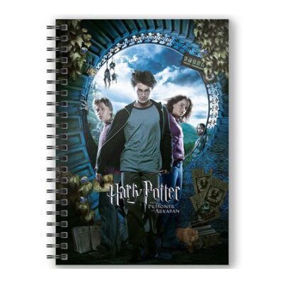 SD TOYS Cuaderno A5 3D Harry Potter y el Prisionero de Azkaban Harry Potter SD TOYS Cuaderno A5 3D Harry Potter y el Prisionero de Azkaban Harry Potter