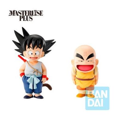 BANPRESTO Figura Ichibansho Son Goku e Kuririn Seção de Treinamento Dragon Ball 13cm BANPRESTO Figura Ichibansho Son Goku e Kuririn Seção de Treinamento Dragon Ball 13cm