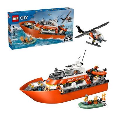 Lego - Barco e Helicóptero de Resgate da Guarda Costeira 60504 Lego - Barco e Helicóptero de Resgate da Guarda Costeira 60504