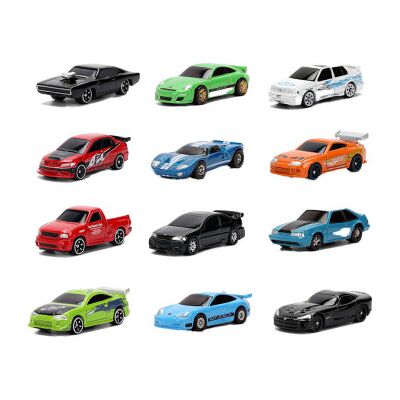 JADA TOYS Carrinho surpresa de metal fundido Velozes e Furiosos 4cm sortidos JADA TOYS Carrinho surpresa de metal fundido Velozes e Furiosos 4cm sortidos