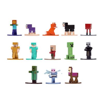 JADA TOYS Figura surpresa do Minecraft, 4 cm, figuras de metal sortidas JADA TOYS Figura surpresa do Minecraft, 4 cm, figuras de metal sortidas