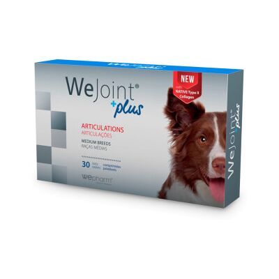 Suplemento alimentar para cães Wepharm WeJoint Plus raças médias Suplemento alimentar para cães Wepharm WeJoint Plus raças médias
