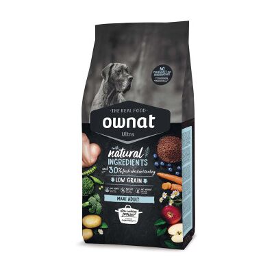 Ownat Ultra Maxi Adult Ração para cães - Raça grande Ownat Ultra Maxi Adult Ração para cães - Raça grande