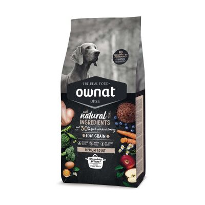 Ownat Ultra Medium Adulto ração seca para cães de porte médio 14Kg Ownat Ultra Medium Adulto ração seca para cães de porte médio 14Kg