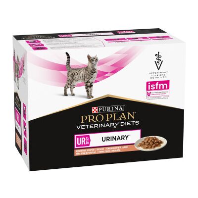 ProPlan Pro Plan Vet UR Urinary Saquetas Salmão ração húmida para gatos 85g 85Gr ProPlan Pro Plan Vet UR Urinary Saquetas Salmão ração húmida para gatos 85g 85Gr