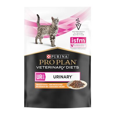 ProPlan Pro Plan Vet UR Urinary Saquetas Frango ração húmida para gatos 85Gr ProPlan Pro Plan Vet UR Urinary Saquetas Frango ração húmida para gatos 85Gr