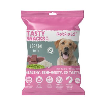 Petfield Tasty Snacks de Fígado para cão 100Gr Petfield Tasty Snacks de Fígado para cão 100Gr