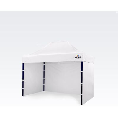BRIMO - Gazebo 2x3m - Branco - Aço - Gazebo BRIMO - Gazebo 2x3m - Branco - Aço - Gazebo