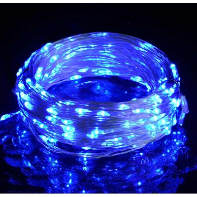 vidaXL Cordão de luzes com 300 LED 30 m azul Azul vidaXL Cordão de luzes com 300 LED 30 m azul Azul