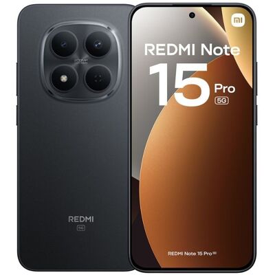 Smartphone Xiaomi Redmi Note 15 Pro 8GB/ 256GB/ 6.83'/ 5G/ Preto Smartphone Xiaomi Redmi Note 15 Pro 8GB/ 256GB/ 6.83'/ 5G/ Preto