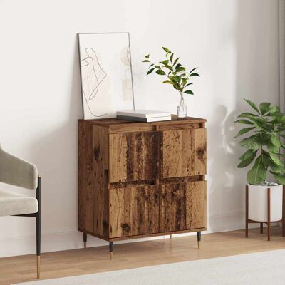 vidaXL Buffet Madeira antiga 60 x 35 x 70 cm Marrón vidaXL Buffet Madeira antiga 60 x 35 x 70 cm Marrón