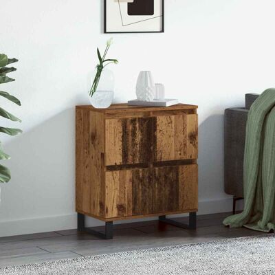 vidaXL Buffet Madeira antiga 60 x 35 x 70 cm Marrón vidaXL Buffet Madeira antiga 60 x 35 x 70 cm Marrón