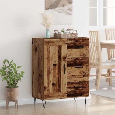 vidaXL Buffet Madeira antiga 69,5 x 34 x 90 cm Madeira engenheirada Marrón vidaXL Buffet Madeira antiga 69,5 x 34 x 90 cm Madeira engenheirada Marrón