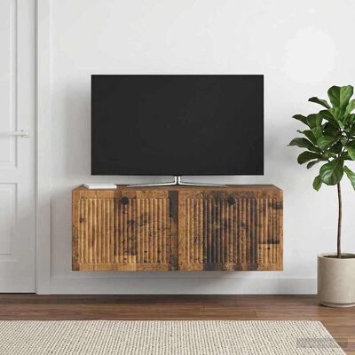 vidaXL Gabinete de TV de Parede Madeira antiga 78,5 x 41 x 30 cm Marrón vidaXL Gabinete de TV de Parede Madeira antiga 78,5 x 41 x 30 cm Marrón