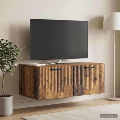 vidaXL Gabinete de TV de Parede Madeira antiga 78,5 x 41 x 30 cm Marrón vidaXL Gabinete de TV de Parede Madeira antiga 78,5 x 41 x 30 cm Marrón