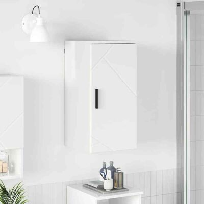 vidaXL Armário de Banheiro Branco Brilhante 30 x 31,5 x 61 cm Blanco vidaXL Armário de Banheiro Branco Brilhante 30 x 31,5 x 61 cm Blanco