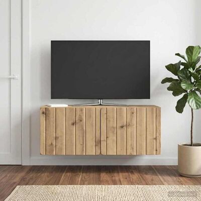 vidaXL Gabinete de TV de Parede Carvalho Arttisan 78,5 x 31 x 30 cm Marrón vidaXL Gabinete de TV de Parede Carvalho Arttisan 78,5 x 31 x 30 cm Marrón