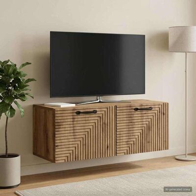 vidaXL Gabinete de TV de Parede Carvalho Arttisan 78,5 x 31 x 30 cm Marrón vidaXL Gabinete de TV de Parede Carvalho Arttisan 78,5 x 31 x 30 cm Marrón