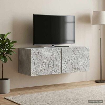 vidaXL Gabinete de TV de Parede 59,5 x 41 x 30 cm Cinzento Cimento Gris vidaXL Gabinete de TV de Parede 59,5 x 41 x 30 cm Cinzento Cimento Gris