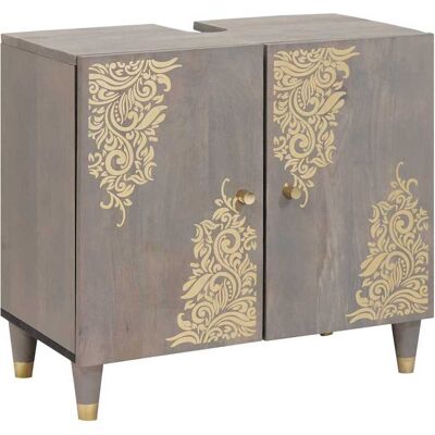 vidaXL Armário de lava-louça com armazenamento Cinzeto 62 x 33 x 58 cm Gris vidaXL Armário de lava-louça com armazenamento Cinzeto 62 x 33 x 58 cm Gris