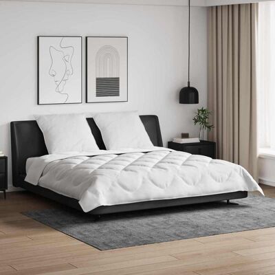 vidaXL Duvet para Todas as Estações 3 pcs Branco Microfibra Blanco vidaXL Duvet para Todas as Estações 3 pcs Branco Microfibra Blanco