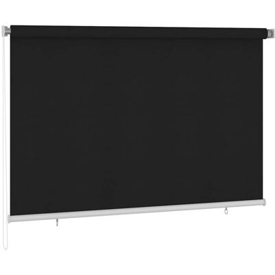 vidaXL Estore de rolo para exterior 220x140 cm preto Negro vidaXL Estore de rolo para exterior 220x140 cm preto Negro