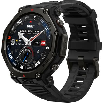 Amazfit T-rex 3 Pro 3,35 cm (1.32") AMOLED 44 mm Digital 466 x 466 Píxeis Ecrã táctil Preto Wifi GPS (satélite) Amazfit T-rex 3 Pro 3,35 cm (1.32") AMOLED 44 mm Digital 466 x 466 Píxeis Ecrã táctil Preto Wifi GPS (satélite)