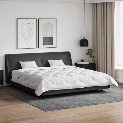 vidaXL Duvet com Travesseiros com travesseiro 3 pcs Branco Microfibra Blanco vidaXL Duvet com Travesseiros com travesseiro 3 pcs Branco Microfibra Blanco