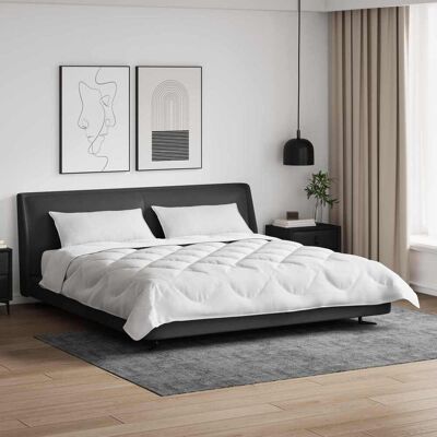 vidaXL Duvet com Travesseiros com travesseiro 3 pcs Branco Microfibra Blanco vidaXL Duvet com Travesseiros com travesseiro 3 pcs Branco Microfibra Blanco