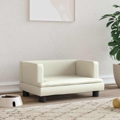 vidaXL Cama para cães Creme 60x40x30 cm - Cama para cães vidaXL Cama para cães Creme 60x40x30 cm - Cama para cães