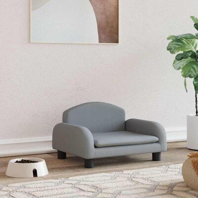 vidaXL Cama para cães Cinza Claro 50x40x30 cm Tecido - Cama para cães vidaXL Cama para cães Cinza Claro 50x40x30 cm Tecido - Cama para cães
