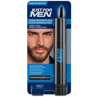 Just For Men Retoque instantáneo de canas hombre Castaño oscuro Just For Men Retoque instantáneo de canas hombre Castaño oscuro